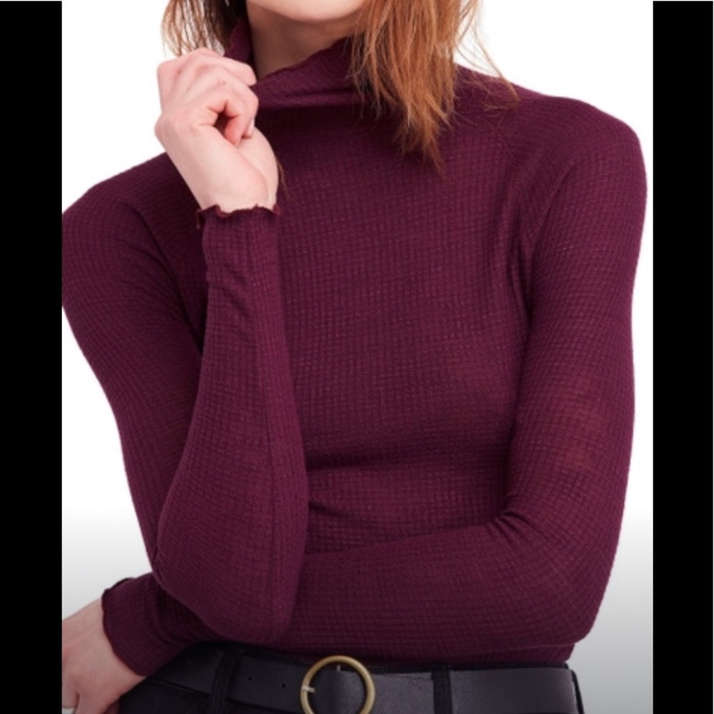 Free People lightweight thermal sweater